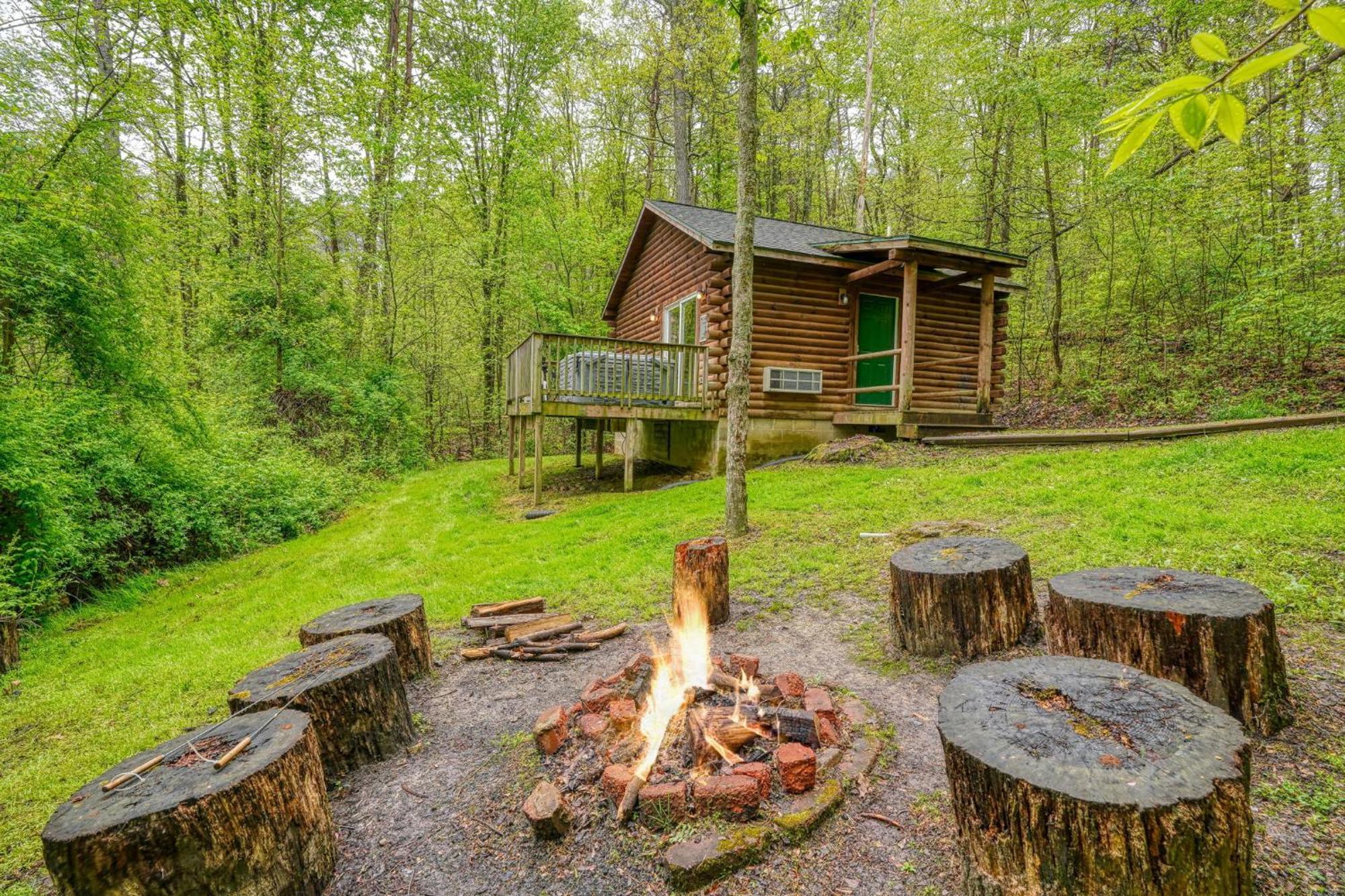 Blue Rose Cabins - Big Woody Cabin 洛根 外观 照片